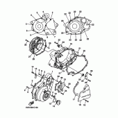 Схема узла: Крышки картера 1 Yamaha XT660 XT660R