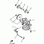 Схема вузла: Масляний насос Yamaha VMX12 V-MAX
