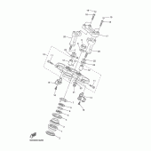 Схема вузла: Рульовий механізм Yamaha FZ1 FZ1 FAZER (S-TYPE ABS)