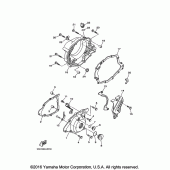 Схема вузла: Кришки картера 1 Yamaha TTR230 TT-R230