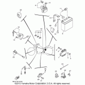 Схема вузла: Електроустаткування (2) Yamaha XVS1100 V-Star Custom