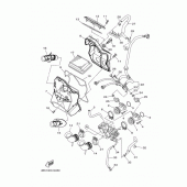 Схема вузла: Впускна система Yamaha XP500 T-MAX