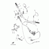 Схема узла: Руль и Тросики Yamaha XG250 TRICKER