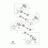 Схема вузла: Поворотники Yamaha XT250 Serow