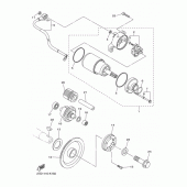 Схема узла: Привод стартера Yamaha XVS1300 XVS1300 Custom