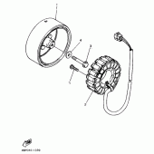 Схема вузла: Генератор Yamaha XJ600 Diversion (S-TYPE)