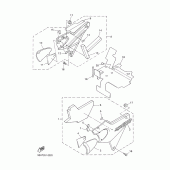 Схема узла: Couvercle lateral Yamaha XJR1300