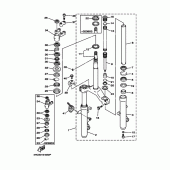Схема вузла: Рульовий механізм 2 Yamaha YP250 Majesty