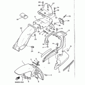 Схема узла: Крыло Yamaha XJ600 Diversion (S-TYPE)