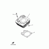 Схема вузла: Циліндр Yamaha XT250 Serow