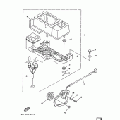 Схема узла: Панель приборов Yamaha TT250R TT-R