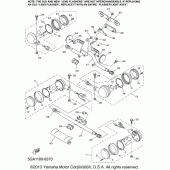 Схема вузла: Поворотники Yamaha XV1600 Midnight Star