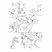 Схема узла: Электрооборудование 2 Yamaha XVS950 Midnight Star
