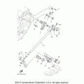 Схема узла: Вал переключения Yamaha XV1900 Raider