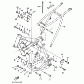 Схема вузла: Рама Yamaha YZ125