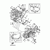 Схема узла: Картер двигателя Yamaha XV1700 Road Star Warrior