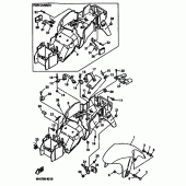 Схема узла: Крыло Yamaha YZF750 YZF750