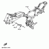 Схема узла: Опция (CHASSIS; FOR SWEDEN) Yamaha XV535 Virago