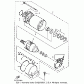 Схема вузла: Електричний стартер Yamaha YZF600R Thundercat