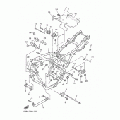 Схема узла: Рама Yamaha XJR1300