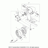 Схема вузла: Фара Yamaha XVS650 V-Star Custom