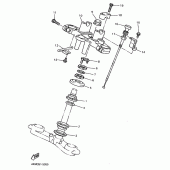 Схема узла: Рулевой механизм Yamaha XJ900 Diversion