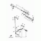 Схема вузла: Вал перемикання Yamaha FZ10/MTN1000 MT-10