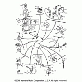 Схема вузла: Електроустаткування 1 Yamaha VMX17 V-MAX
