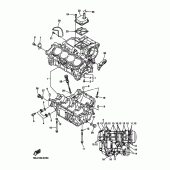 Схема узла: Картер двигателя Yamaha YZF-R6/ YZF600 R6S