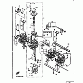 Схема узла: Карбюратор Yamaha XJR1200