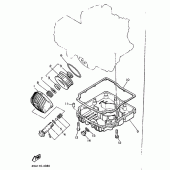 Схема узла: Масляный фильтр Yamaha XJ600 Diversion (S-TYPE)