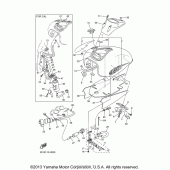 Схема узла: Топливный бак Yamaha XVS650 V-Star Midnight Custom