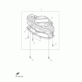 Схема вузла: Панель приладів Yamaha YZF-R1 R1