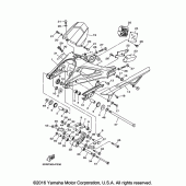 Схема вузла: Задній важіль та підвіска Yamaha FJ09 FJ-09