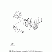 Схема вузла: Привід стартера Yamaha TTR230 TT-R230