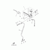 Схема вузла: Передній гальмівний циліндр Yamaha XT660 XT660X