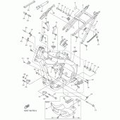 Схема узла: Рама Yamaha YZ250 YZ250FX