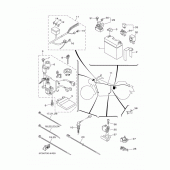 Схема вузла: Електроустаткування 2 Yamaha XV1900 Midnight Star