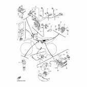 Схема вузла: Електроустаткування 1 Yamaha WR250 WR250F