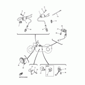 Схема вузла: Електроустаткування 2 Yamaha XVS400 Drag Star Classic
