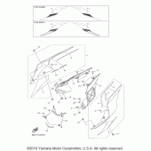 Схема вузла: Бічна кришка Yamaha YZF-R1 R1S Limited Edition