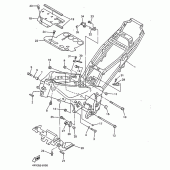 Схема вузла: Рама Yamaha YZF-R1 R1