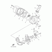 Схема вузла: Впускна система Yamaha TTR90 TT-R90