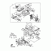 Схема вузла: Сідельна сумка 2 Yamaha XVZ1300 Royal Star Tour Deluxe
