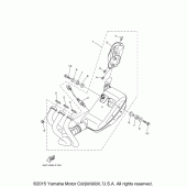 Схема вузла: Вихлопна система Yamaha FJ09 FJ-09