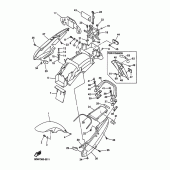 Схема узла: Крыло Yamaha FZS600 FAZER