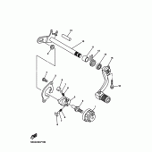 Схема вузла: Вал перемикання Yamaha YZ250 YZ250F
