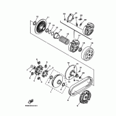 Схема вузла: Зчеплення Yamaha YP250 Grand Majesty