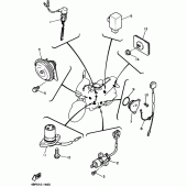 Схема вузла: Електрообладнання 2 Yamaha XJ400 Diversion (S-TYPE)