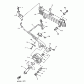 Схема вузла: Олійний охолоджувач Yamaha XJ900 Diversion